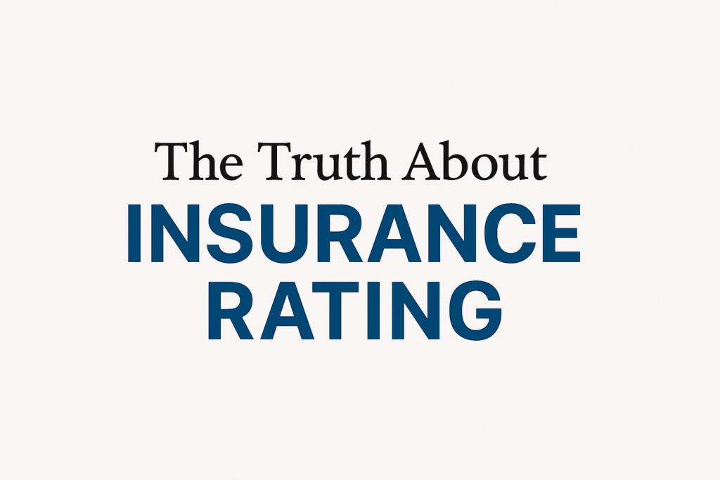 Truth about Insurance rating